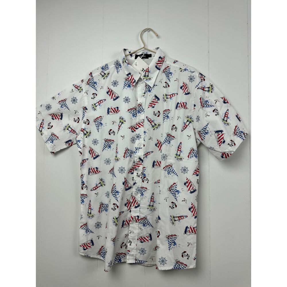 Men's Jogal Nautical Shirt, Size L NWT